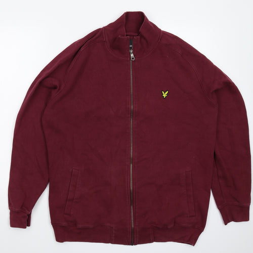 Lyle & Scott Mens Brown   Varsity Jacket Jacket Size XL