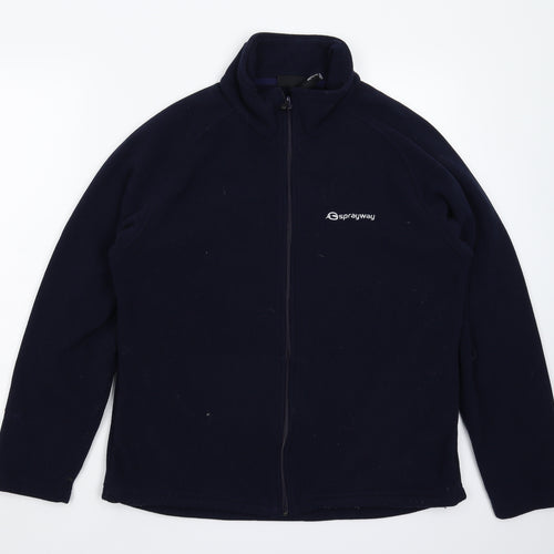 Sprayway Mens Blue  Fleece Jacket  Size M