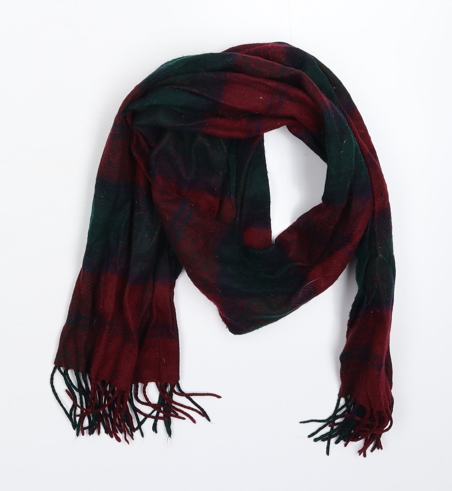 Preworn Unisex Multicoloured Geometric Knit Scarf  One Size