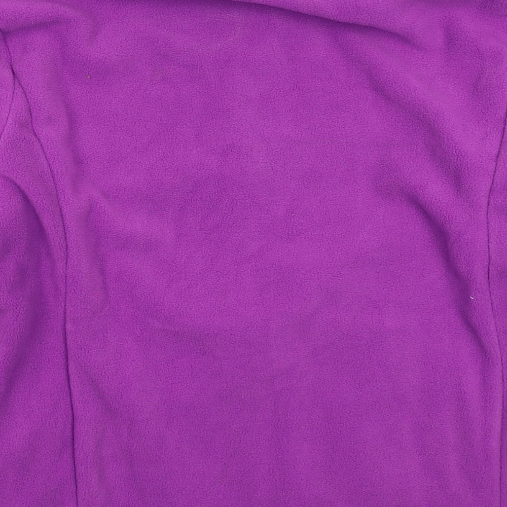 Preworn Womens Purple  Fleece Jacket  Size M
