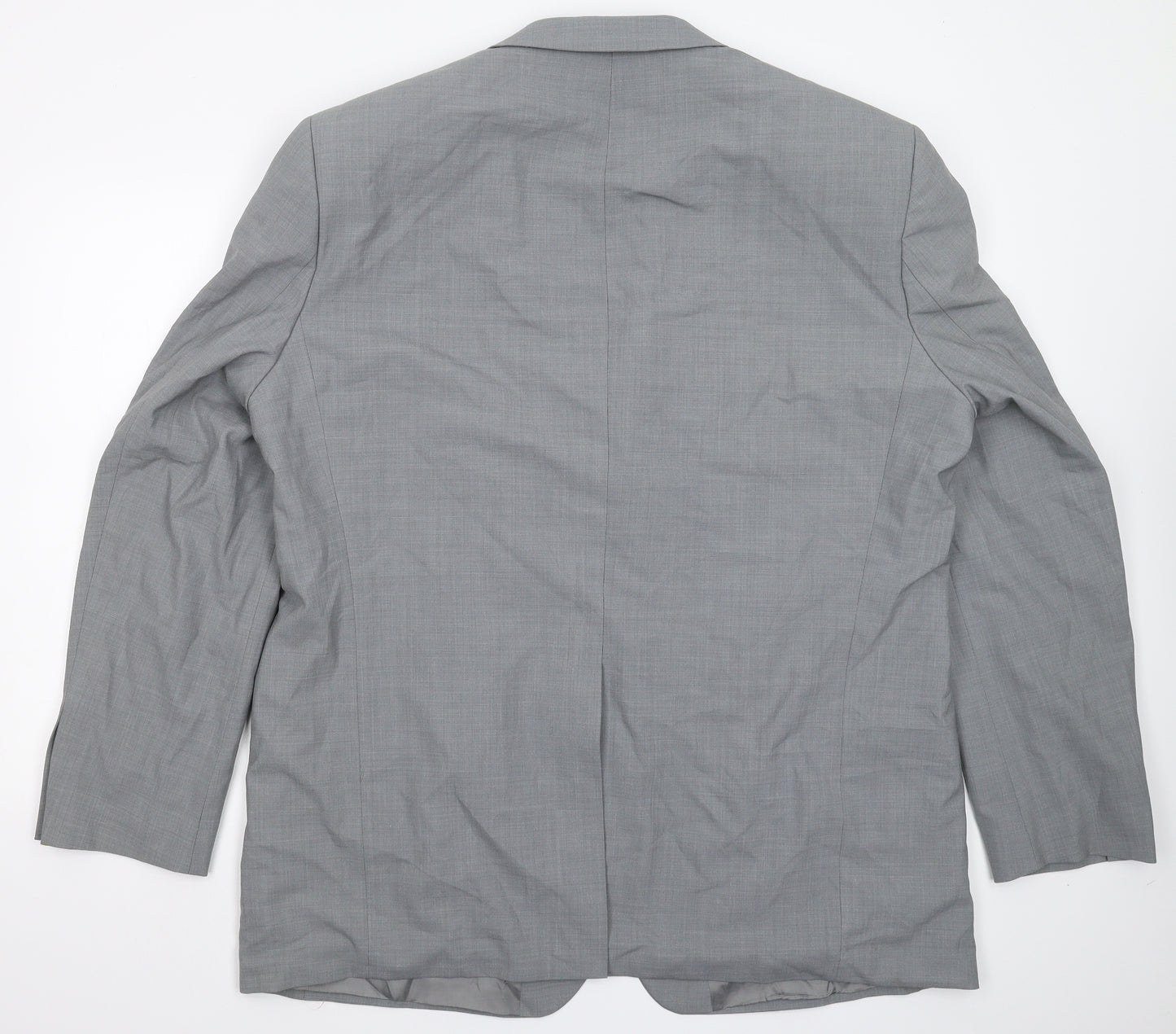 Werther Mens Grey   Jacket Suit Jacket Size 48