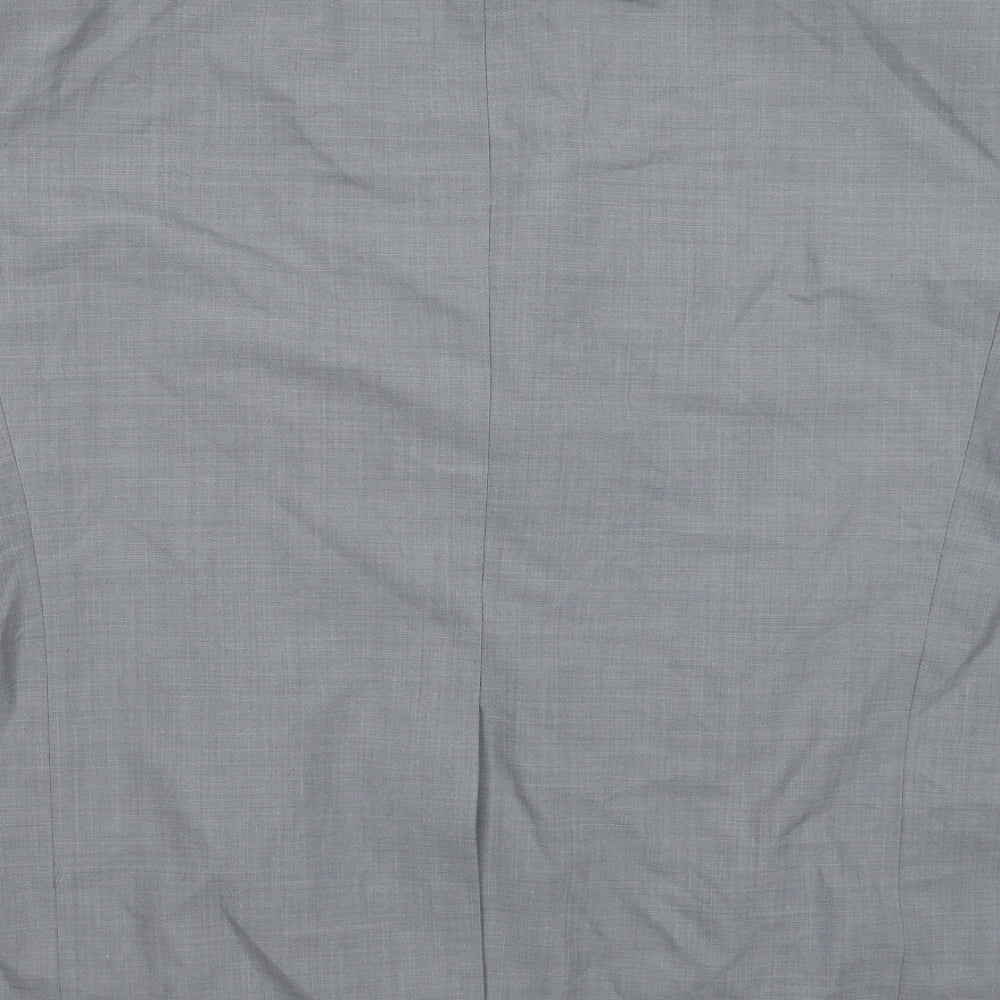 Werther Mens Grey   Jacket Suit Jacket Size 48