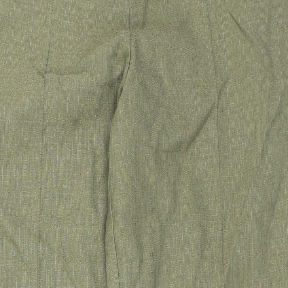 Prewron Womens Green   Capri Trousers Size 30 in L27 in