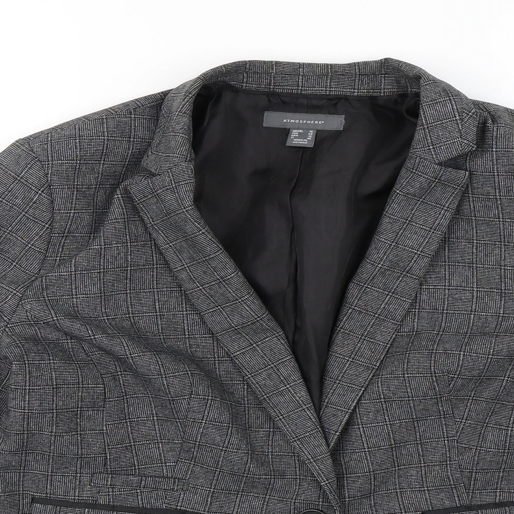Atmosphere Womens Grey   Jacket Blazer Size 16