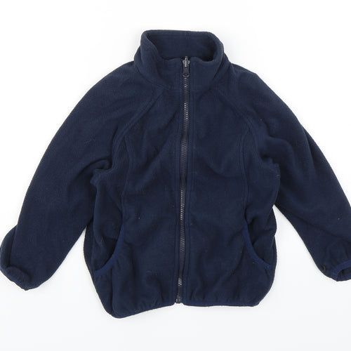 On the Peak Boys Blue   Full Zip Jumper Size 5-6 Years