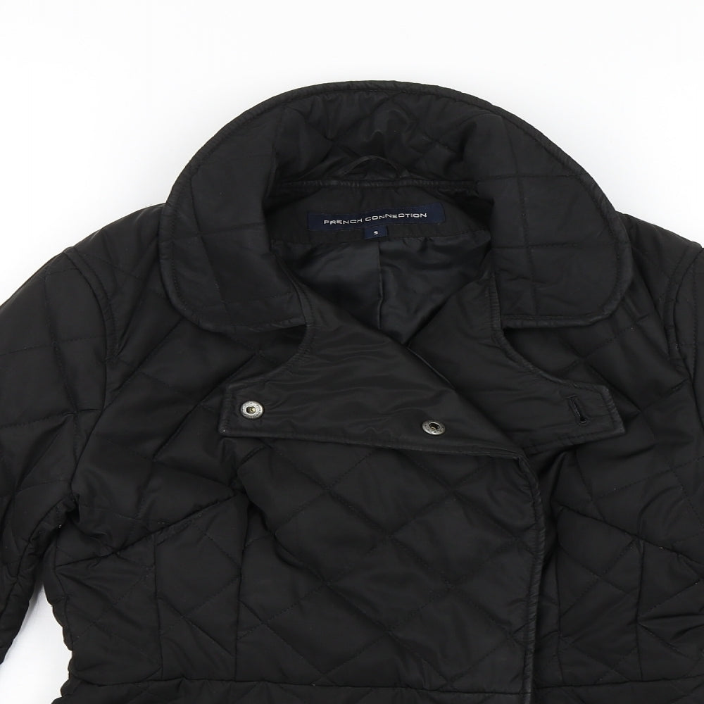 French Connection Womens Black   Puffer Jacket Jacket Size S