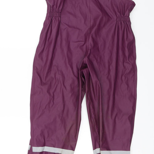 Navigare Womens Purple   Rain Trousers Trousers Size 6 L20 in