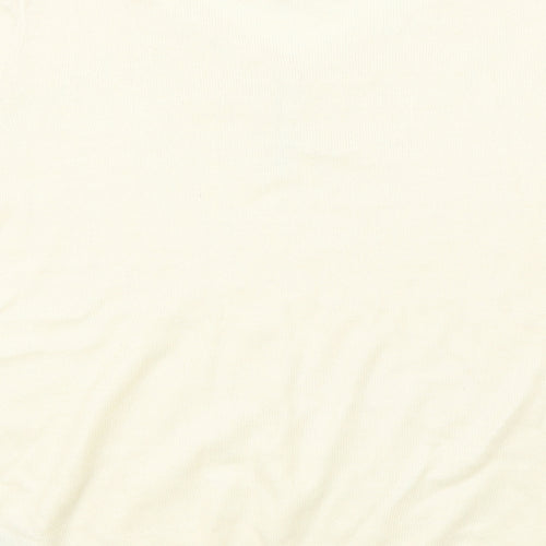 Essential Collection Womens White   Basic T-Shirt Size 12