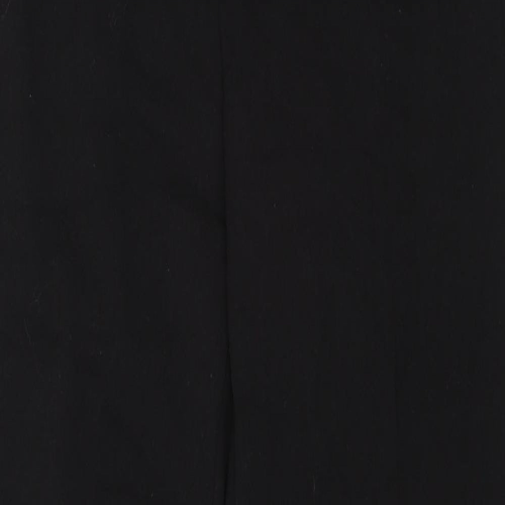 M&S Womens Black   Dress Pants Trousers Size 8 L27 in