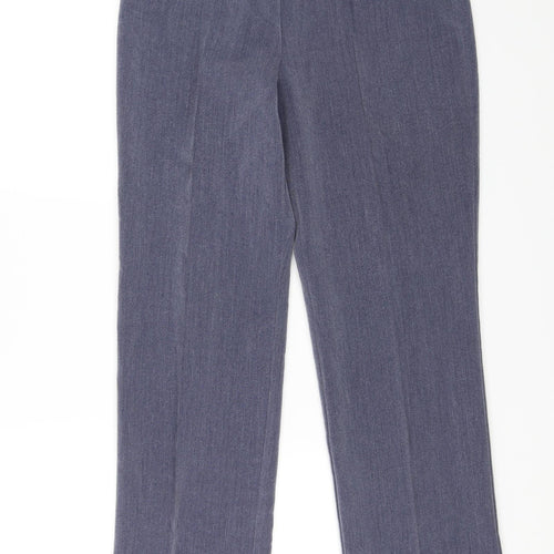 Bonmarché Womens Blue   Trousers  Size 10 L28 in