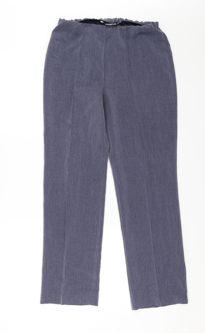 Bonmarché Womens Blue Trousers Size 10 L28 in