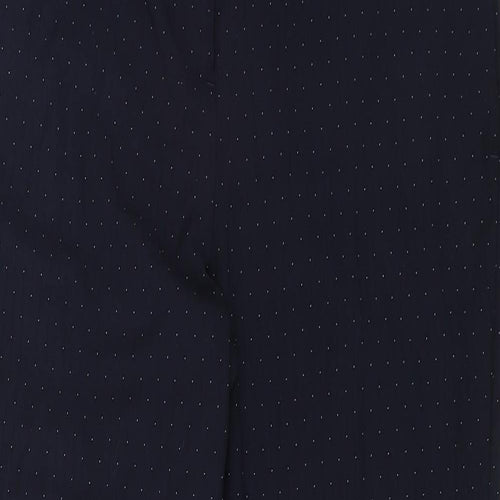 NEXT Womens Blue Polka Dot  Dress Pants Trousers Size 14 L23 in