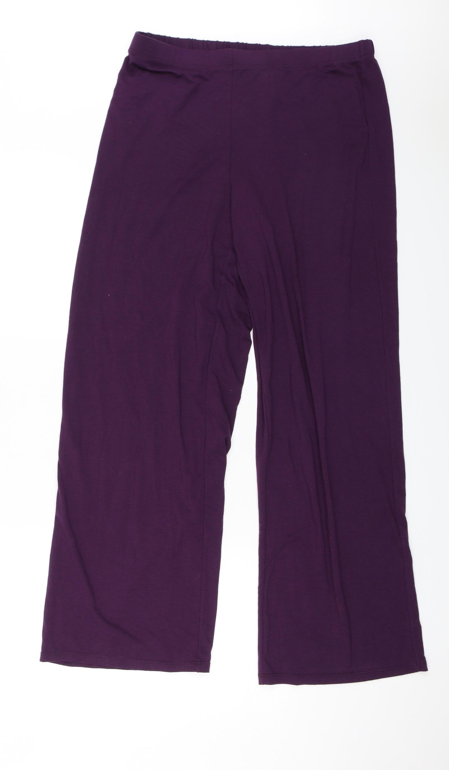 George Womens Purple   Trousers  Size 12 L27 in