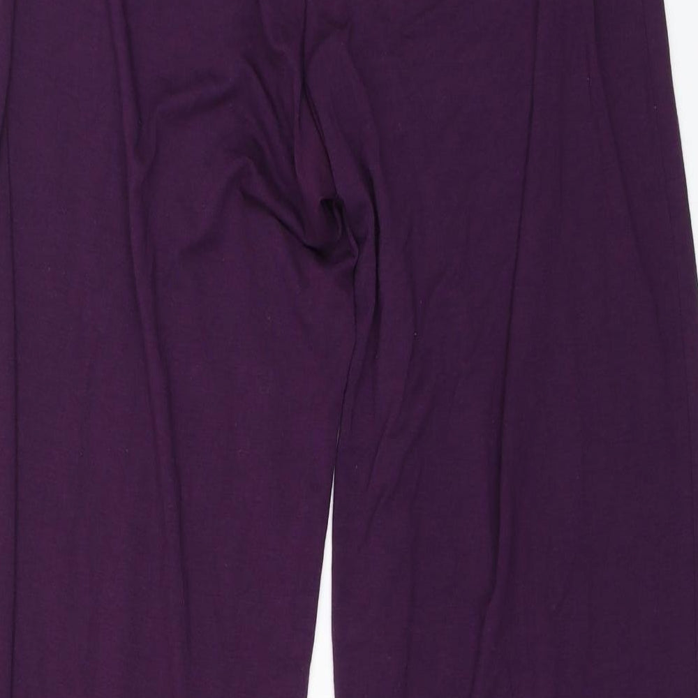 George Womens Purple   Trousers  Size 12 L27 in
