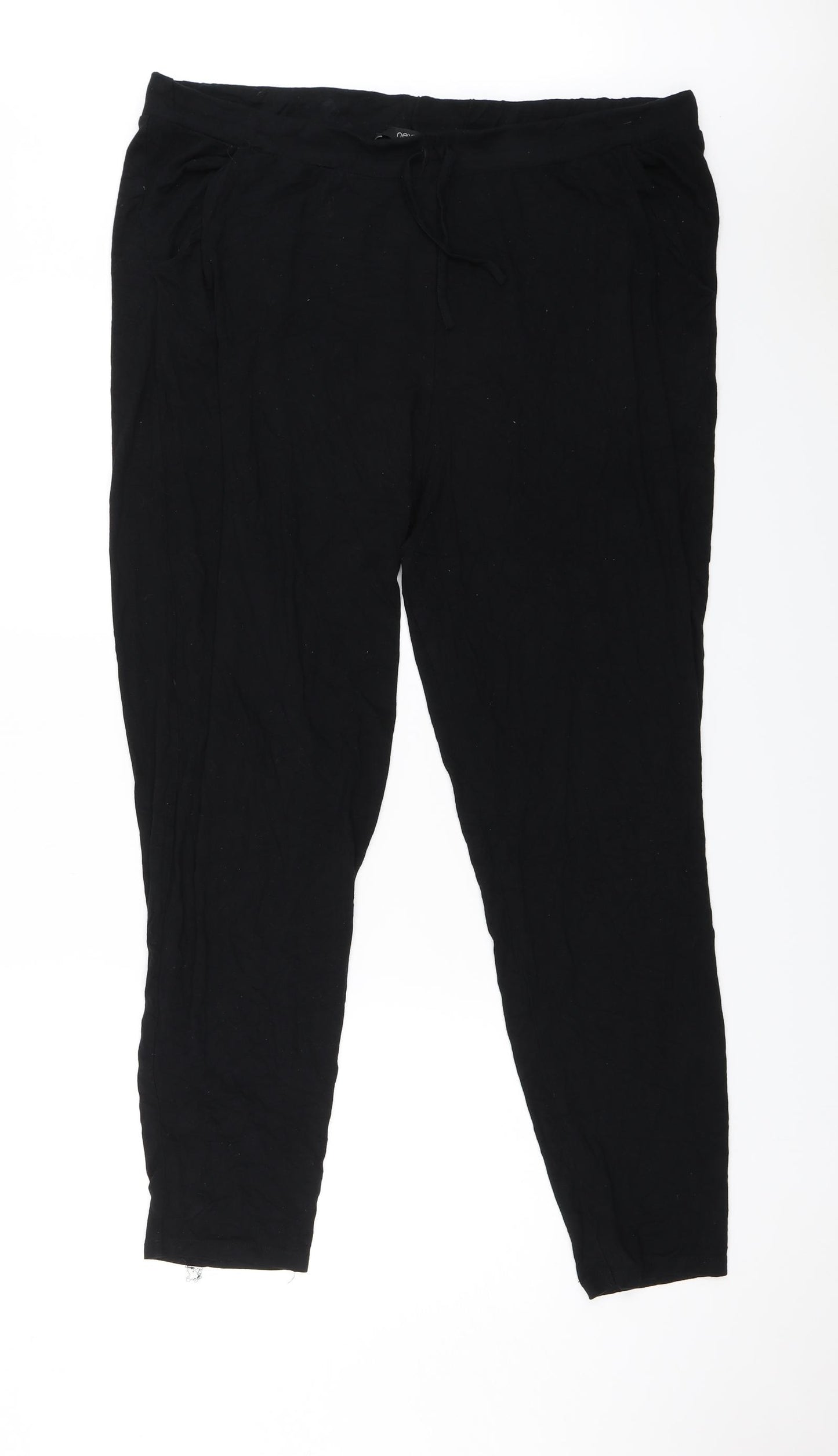 NEXT Womens Black   Trousers  Size 20 L27 in