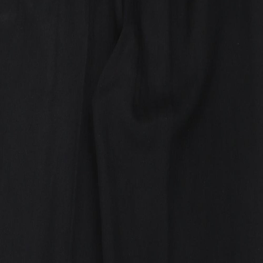 M&S Womens Black   Dress Pants Trousers Size 12 L25 in