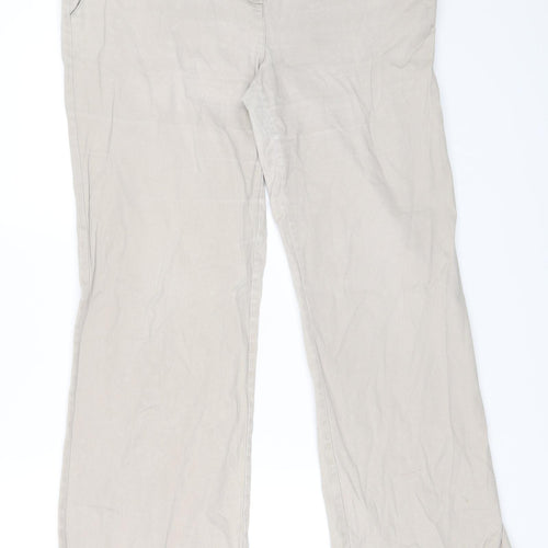 Wallis Womens Beige   Trousers  Size 16 L28 in