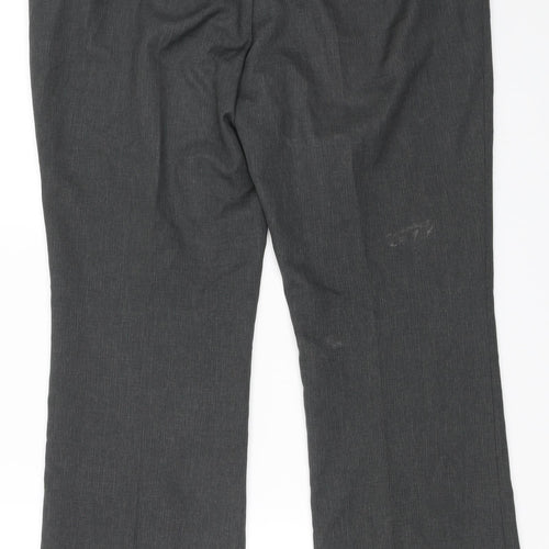 TU Womens Grey   Dress Pants Trousers Size 14 L28 in
