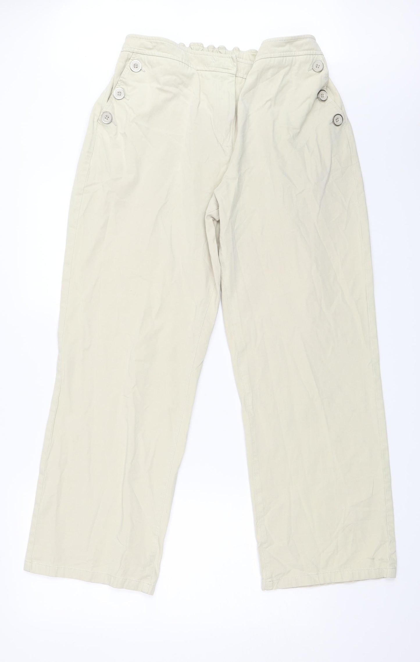 Maine Womens White   Trousers  Size 20 L28 in