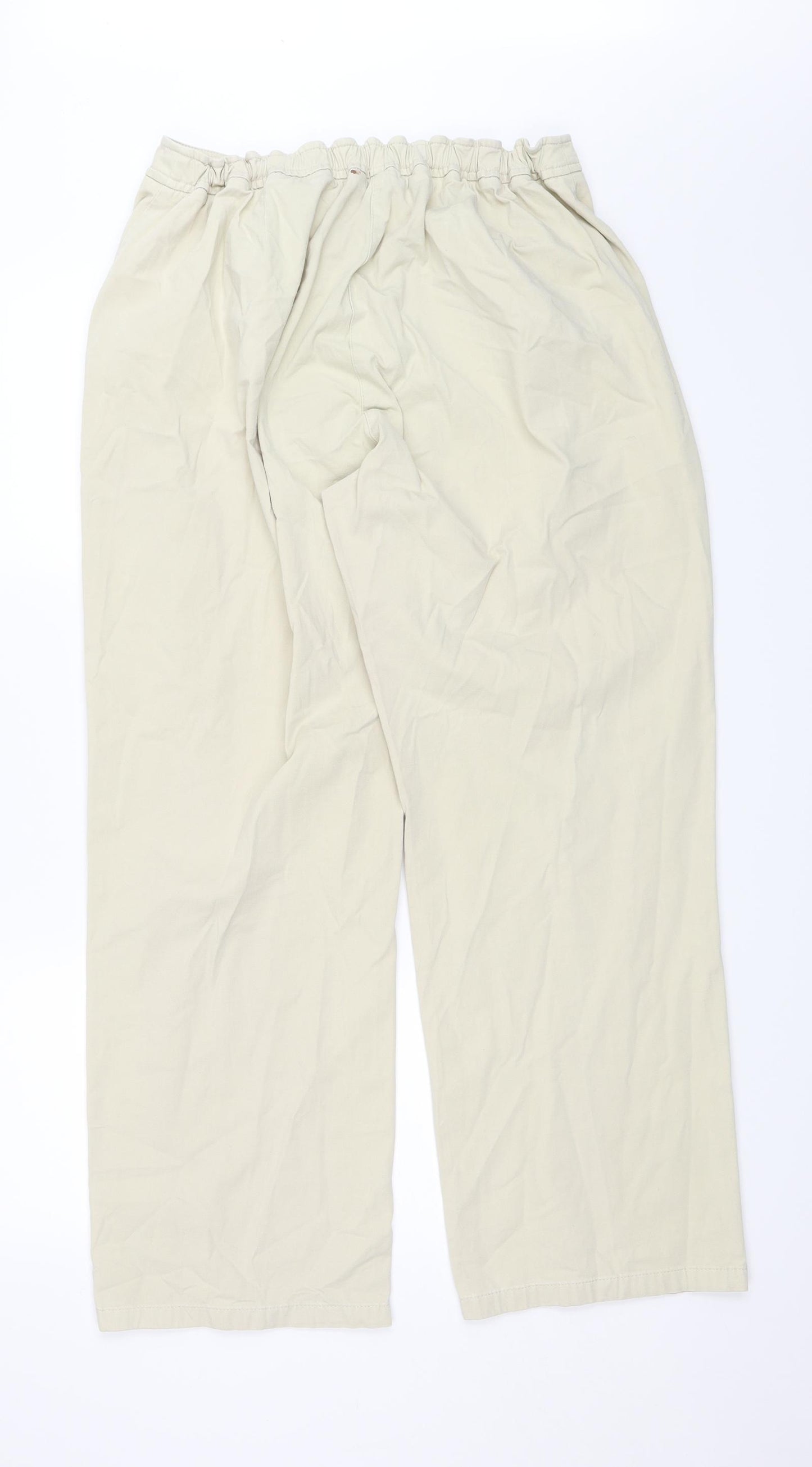 Maine Womens White   Trousers  Size 20 L28 in