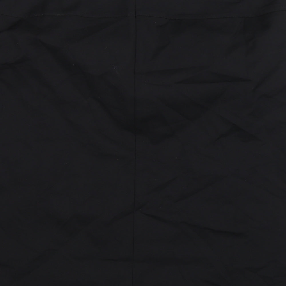 Long Tall Sally Womens Black   A-Line Skirt Size 24