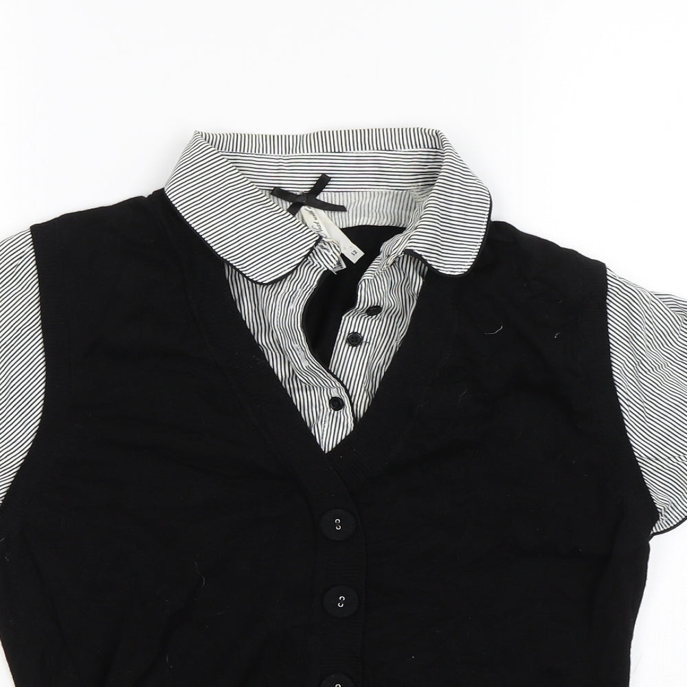 NEXT Womens Black   Basic Blouse Size 12