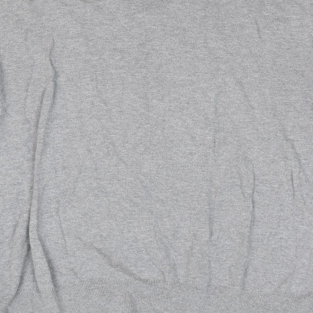 Jeff Banks Mens Grey  Knit Pullover Jumper Size L  - 100% Cotton