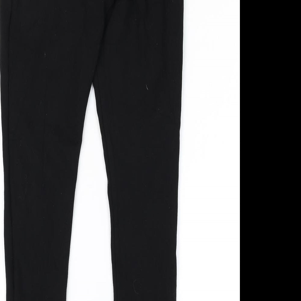 TU Womens Black   Carrot Leggings Size 10 L27 in