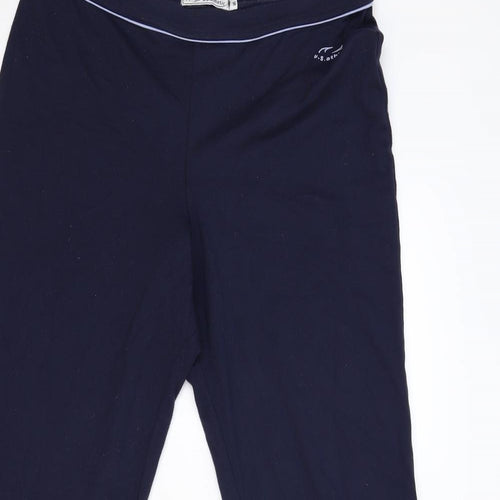 USA Athletic Womens Blue   Track Pants Trousers Size 16 L34 in