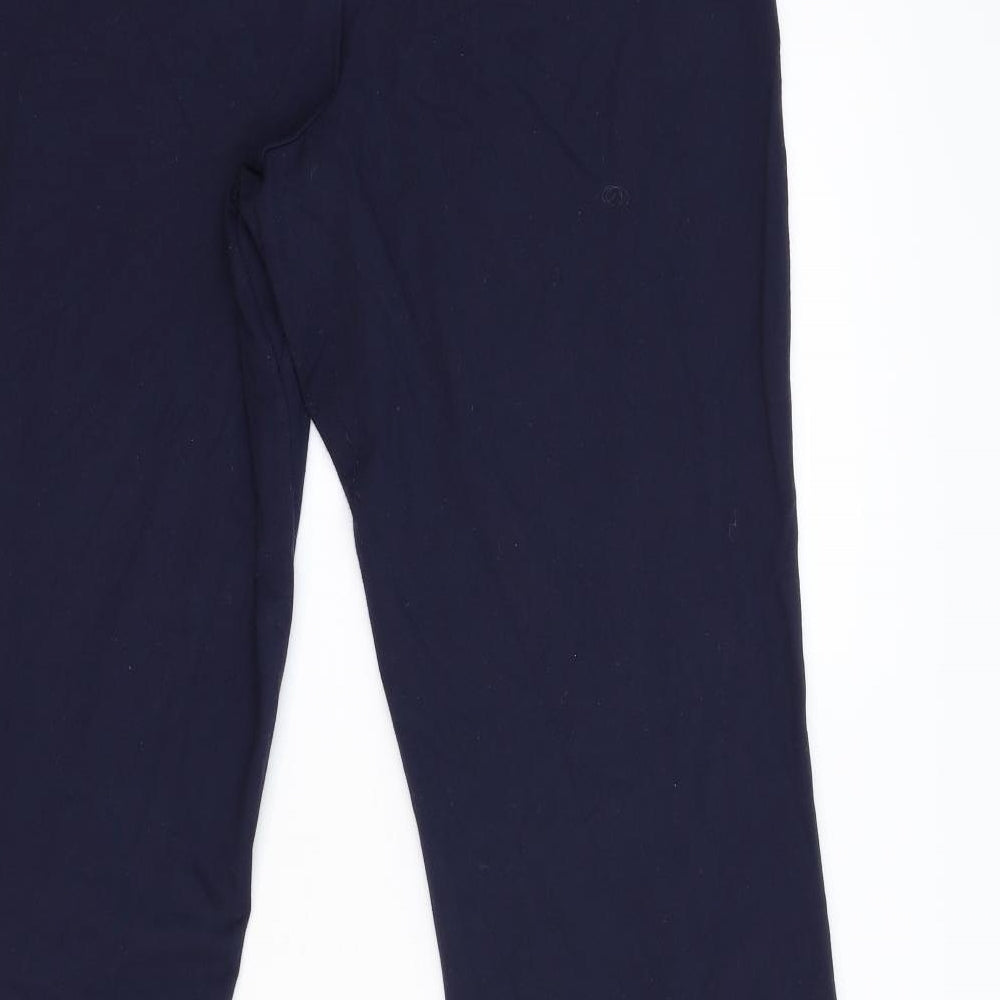 USA Athletic Womens Blue   Track Pants Trousers Size 16 L34 in
