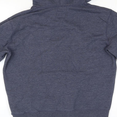 Jack Wills Mens Blue  Fleece Pullover Hoodie Size XS