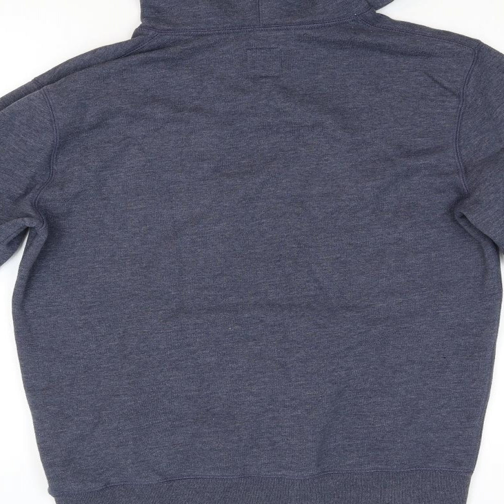 Jack Wills Mens Blue  Fleece Pullover Hoodie Size XS