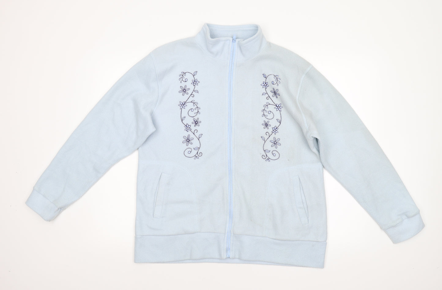 Damart Womens Blue  Fleece Jacket  Size M