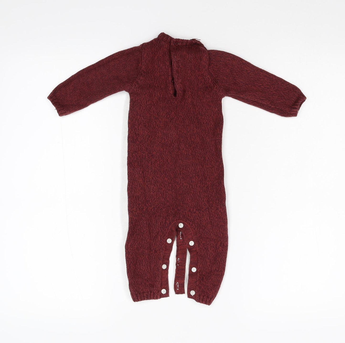 Matalan  Red  Knit Romper One-Piece Size 3-6 Months
