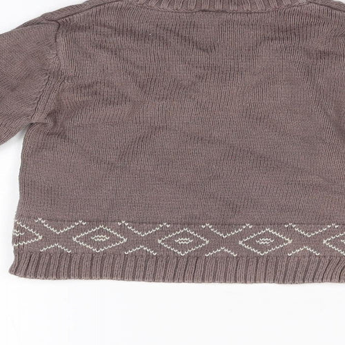 TU Baby Brown  Knit Pullover Jumper Size 6-9 Months