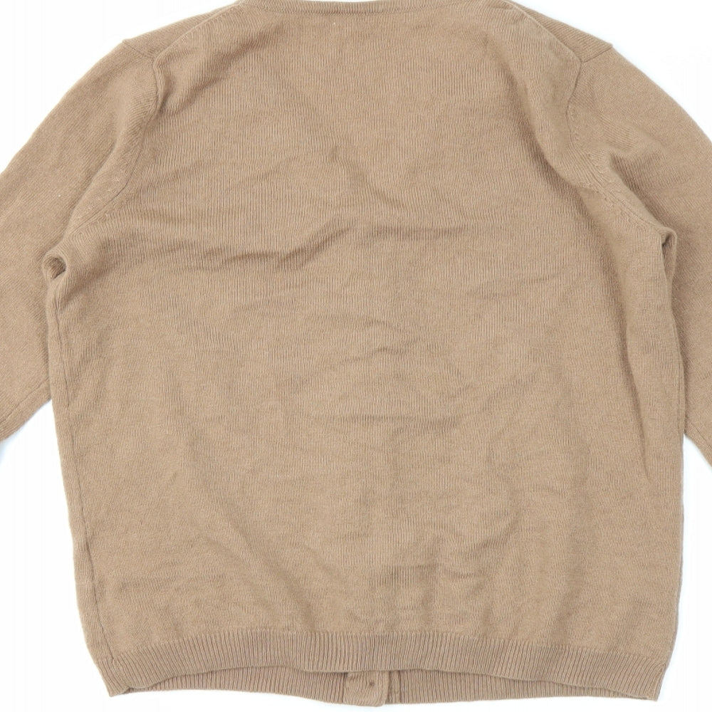 Woolworths Womens Brown   Cardigan Jumper Size S