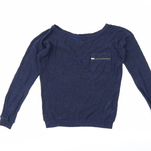 Only Womens Blue   Pullover Jumper Size S