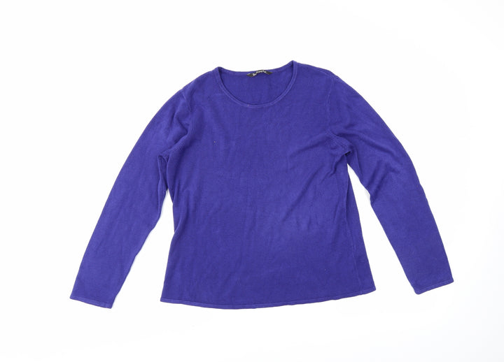 Bonmarché Womens Blue Pullover Jumper Size 12