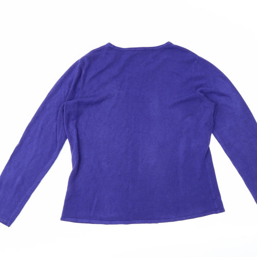 Bonmarché Womens Blue   Pullover Jumper Size 12