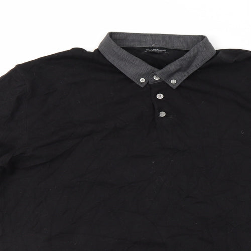 NEXT Womens Black   Henley Jumper Size XL