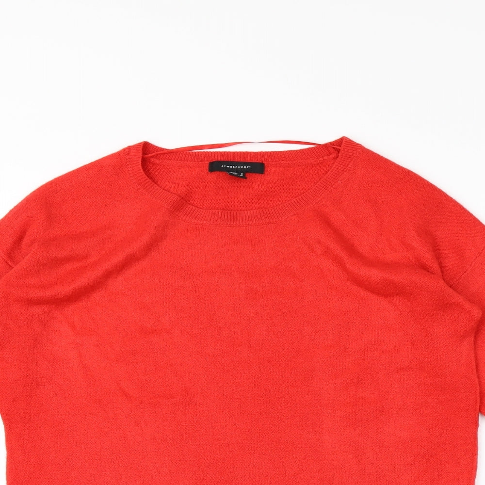Atmosphere Womens Red   Pullover Jumper Size 8