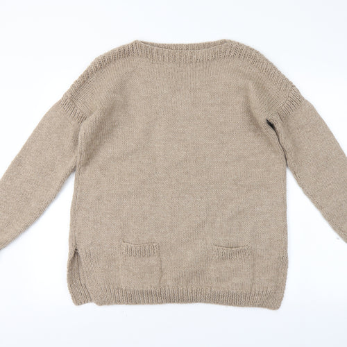 Preworn Womens Brown   Pullover Jumper One Size