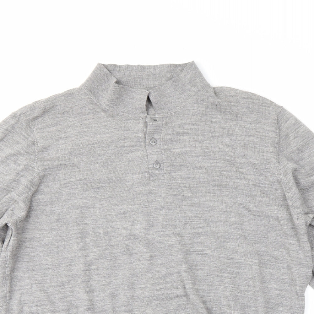 Tailor & Cutter Mens Grey    Polo Size XL