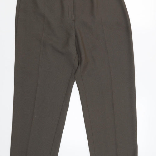 BHS Womens Brown   Capri Trousers Size 16 L26 in