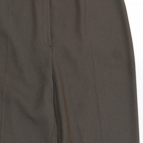 BHS Womens Brown   Capri Trousers Size 16 L26 in