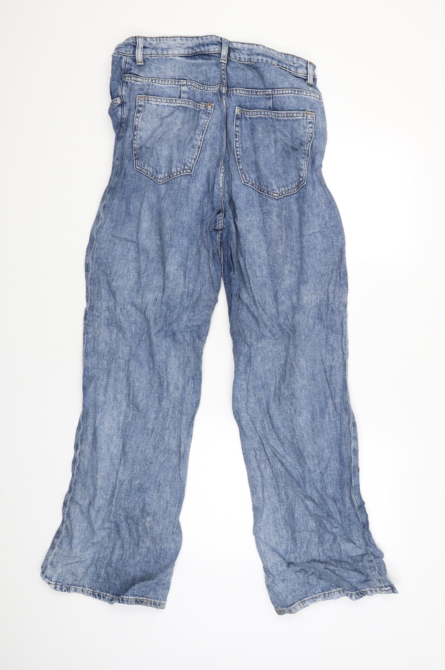 H&M Womens Blue   Straight Jeans Size 12 L30 in