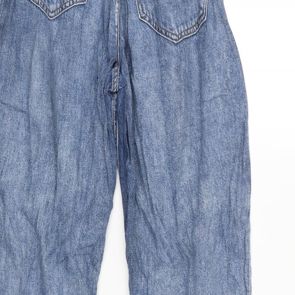 H&M Womens Blue   Straight Jeans Size 12 L30 in