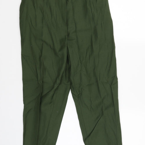 Primeur Womens Green   Chino Trousers Size 14 L28 in