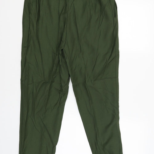 Primeur Womens Green   Chino Trousers Size 14 L28 in