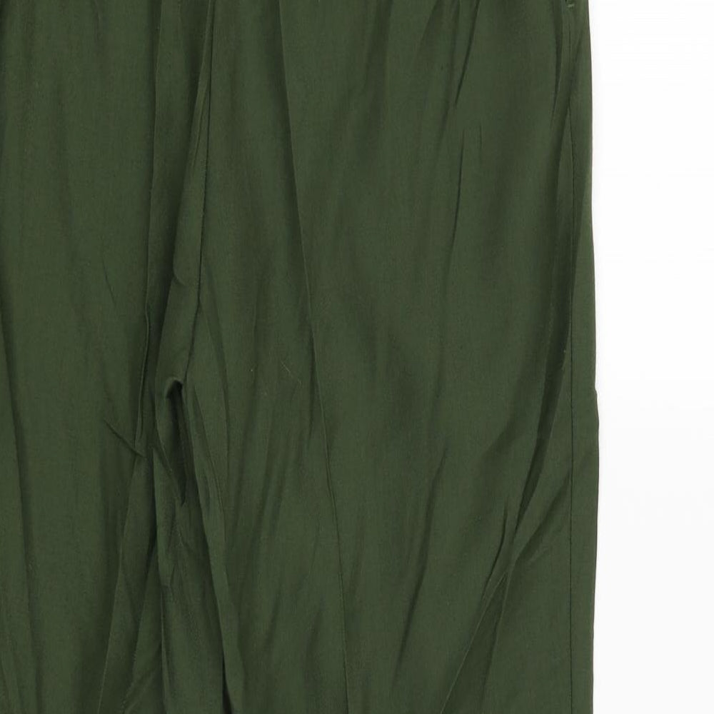 Primeur Womens Green   Chino Trousers Size 14 L28 in